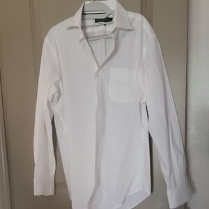 Lauren Ralph Lauren White Casual Button Down Shirt